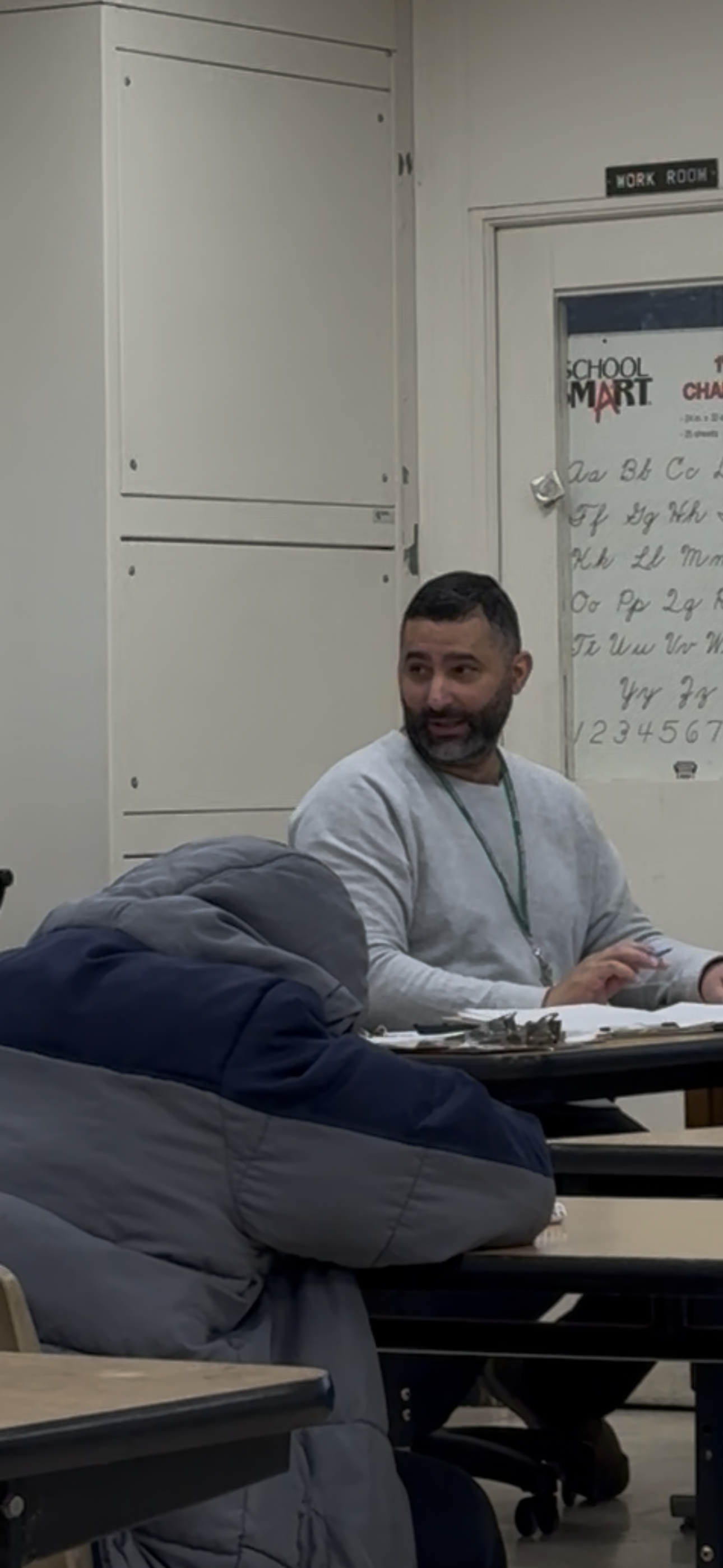 Dr. Hachem teaching in the classroom